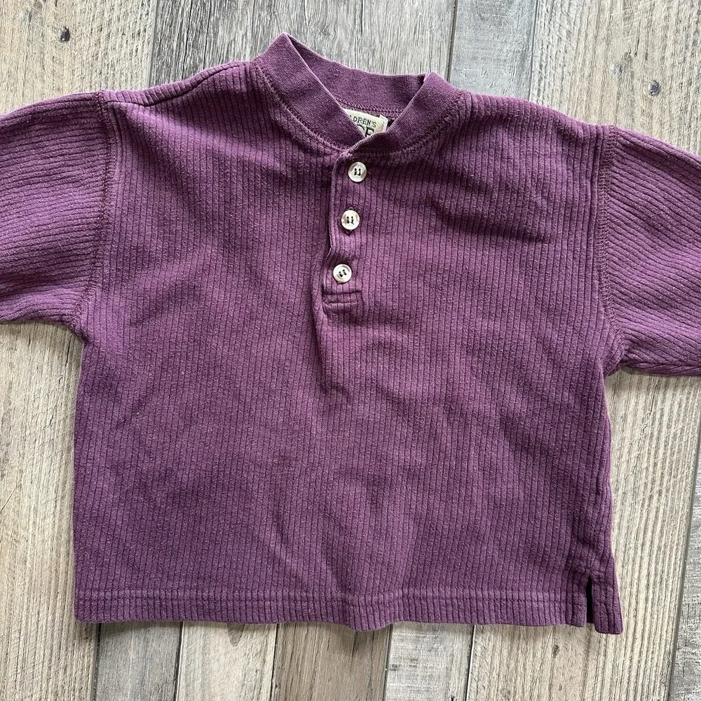 The Children's Place 100% Cotton V-Neck Sweater in Purple Size‎ 2T *stain